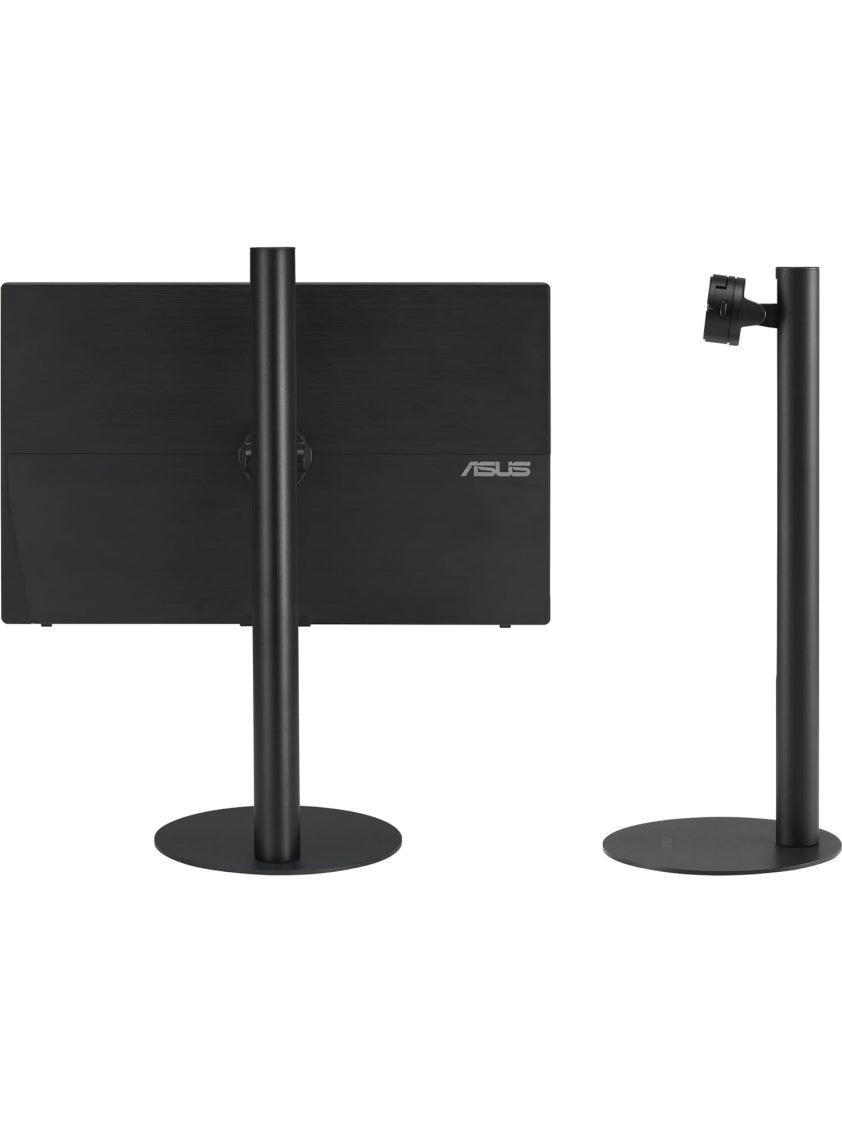 Base Ajustable para Monitor Portatil con Regulacion de Altura Giro e Inclinacion