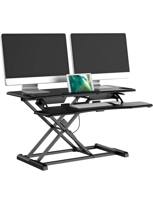 Mesa Elevable para Trabajo con Altura Regulable y Diseno Compacto de Escritorio